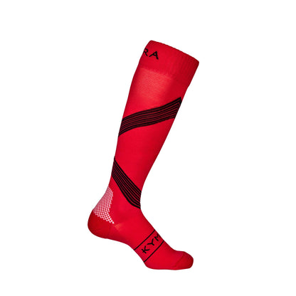 KYMIRA Infrared Compression Socks 2.0 featuring luxurious graduated compression fit and advanced Kynergy technology, designed for targeted support and enhanced performance for active individuals.