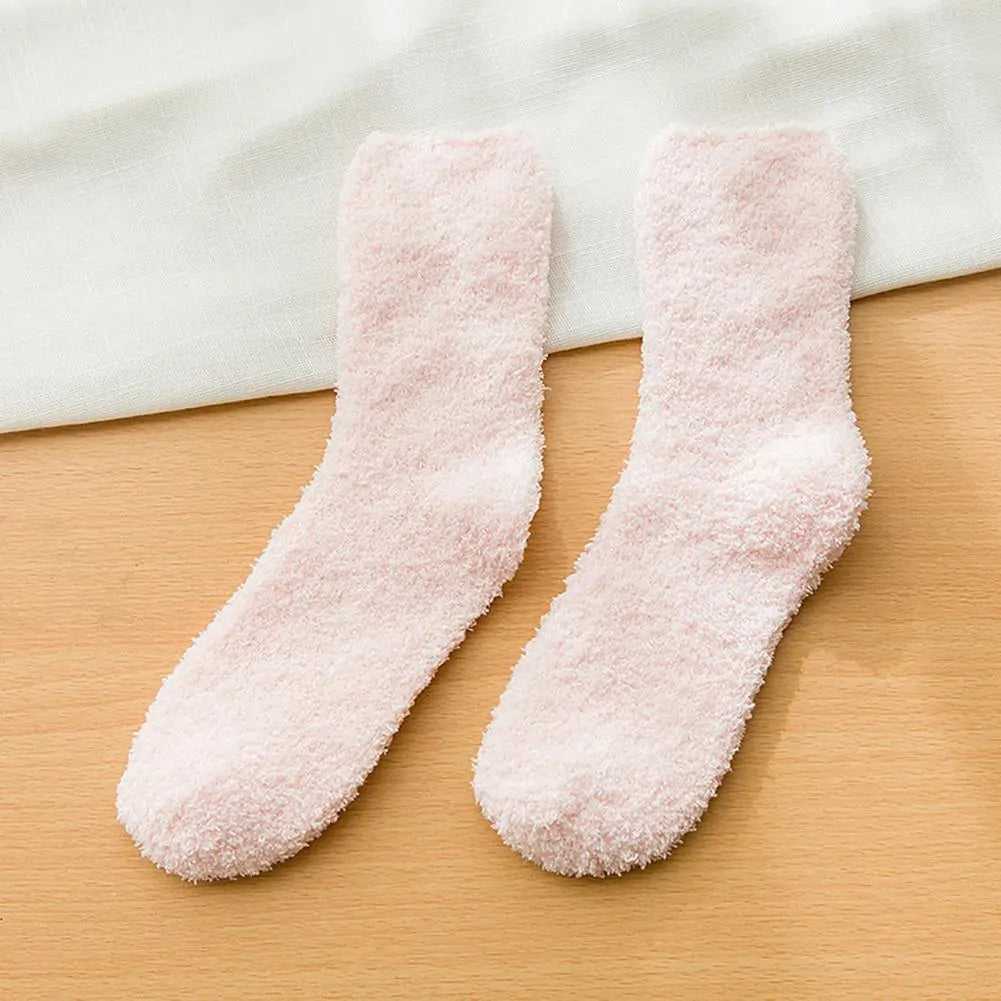 Women's Cute Soft Fluffy Vibrant Socks