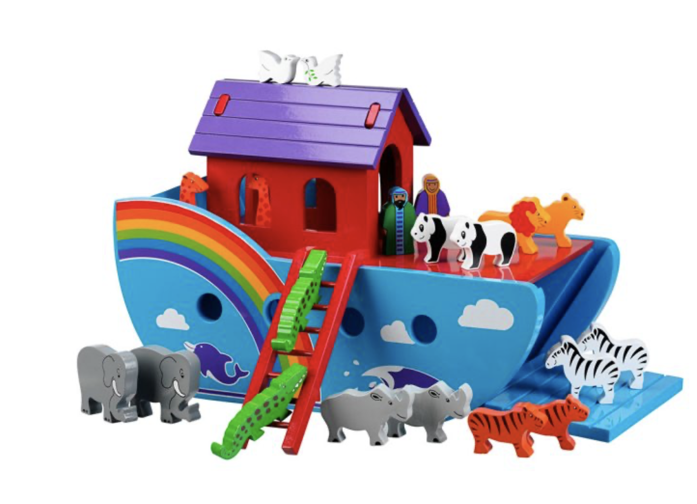 Large Rainbow Noah's Ark