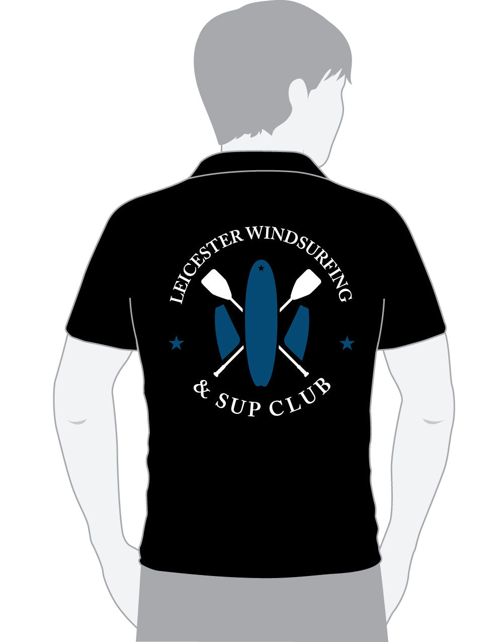 Leicester Windsurfing Premium Polo - EDEX & WRAP Certified - Modern Fit with Ribbed Collar