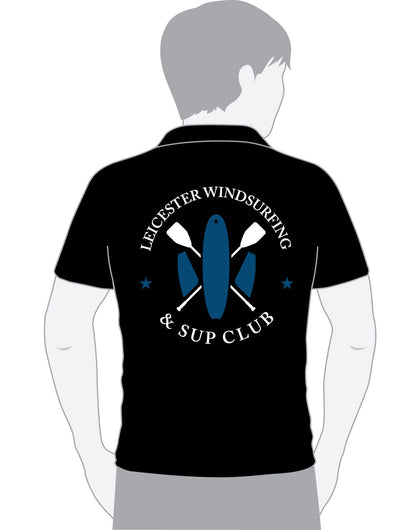 Leicester Windsurfing Premium Polo - EDEX & WRAP Certified - Modern Fit with Ribbed Collar