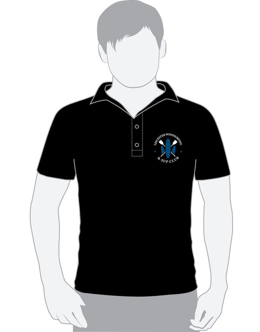 Leicester Windsurfing Premium Polo - EDEX & WRAP Certified - Modern Fit with Ribbed Collar