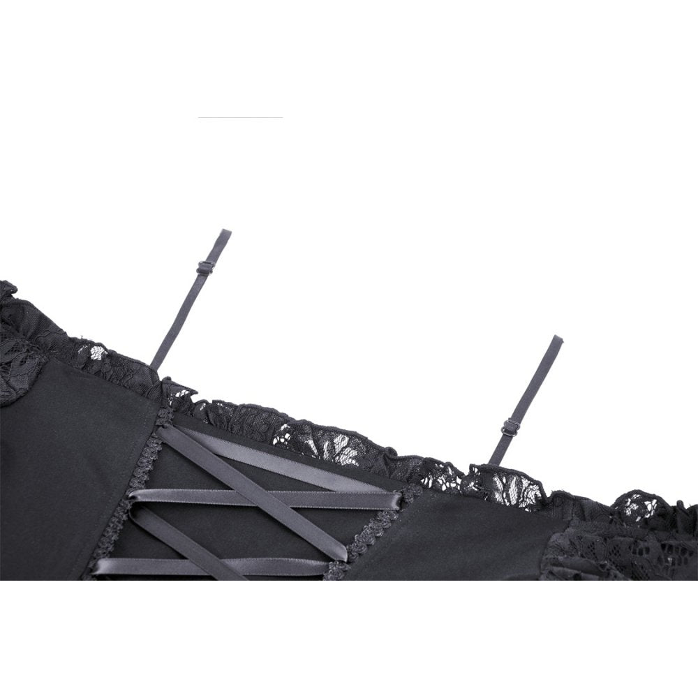 Gorgeous Dark In Love Lilinoe Dress displayed in a stunning pose, emphasizing its flattering off-shoulder cut and luxurious materials.