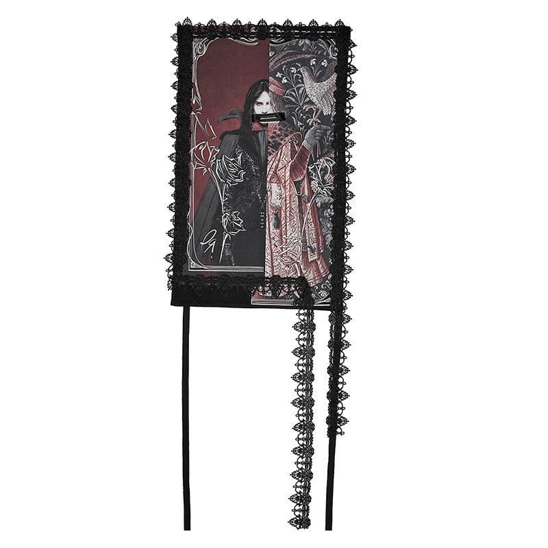 Close-up view of the Punk Rave Liora Colourful Cotton Bag, featuring intricate prints and high-quality fabric, ideal for adding a luxurious touch to any outfit.