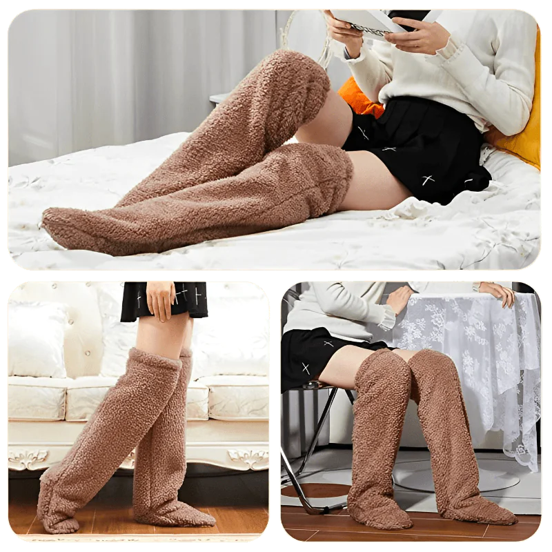 Women's Novelty Winter warmerCozy Teddy Socks