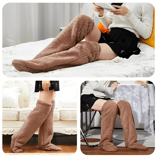 Women's Novelty Winter warmerCozy Teddy Socks