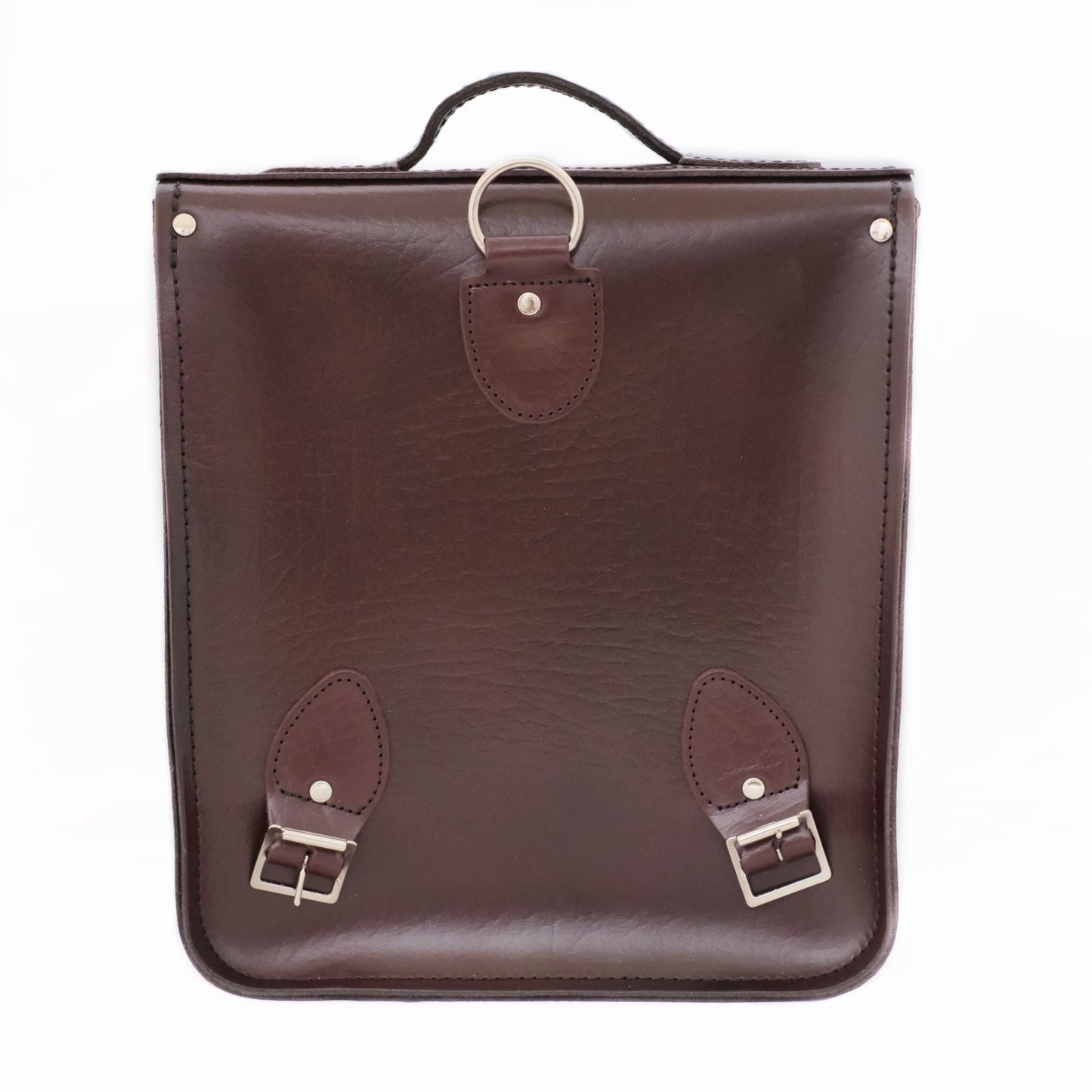 Elegant and sophisticated luxury leather backpack with a contrasting black interior, ideal for the modern urban explorer, suitable for work and leisure.