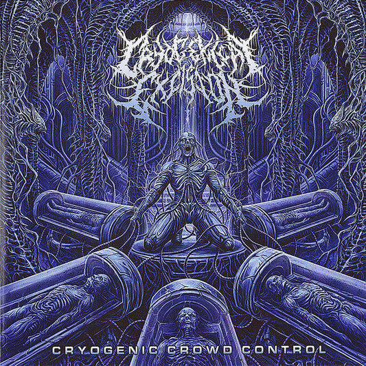 Cryogenical Excision CD 'Cryogenic Crowd Control' featuring dark and captivating artwork, officially licensed by Rancid Offal Records, showcasing the essence of Death Metal music.