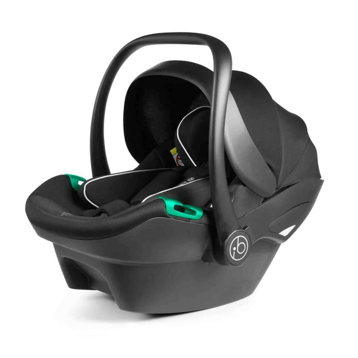 Ickle Bubba Altima Travel System with i-Size Stratus Car Seat & ISOFIX Base 12 pcs - Black