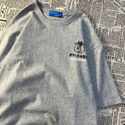 Chic and comfortable cat-printed tee from Dazzling Dreams Studio, designed for summer style and everyday wear.