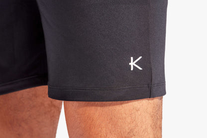 KYMIRA luxury men's infrared recovery sleepwear shorts in elegant design for optimal comfort, available in sizes S to XXL.