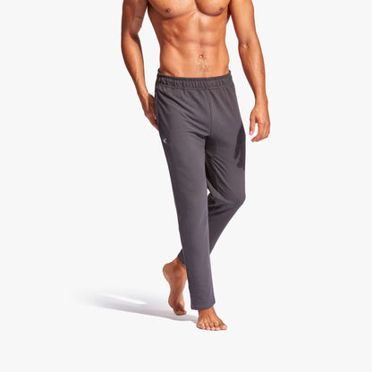 KYMIRA Men's Infrared Recovery Tracksuit Bottoms showcased in luxurious tapered leg design, perfect for comfort and style.
