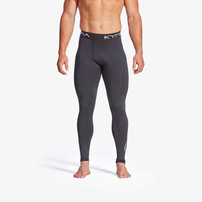 Luxury Men's IR50 Infrared Recovery Leggings by KYMIRA, featuring breathable and quick-drying fabric for optimal comfort and performance.