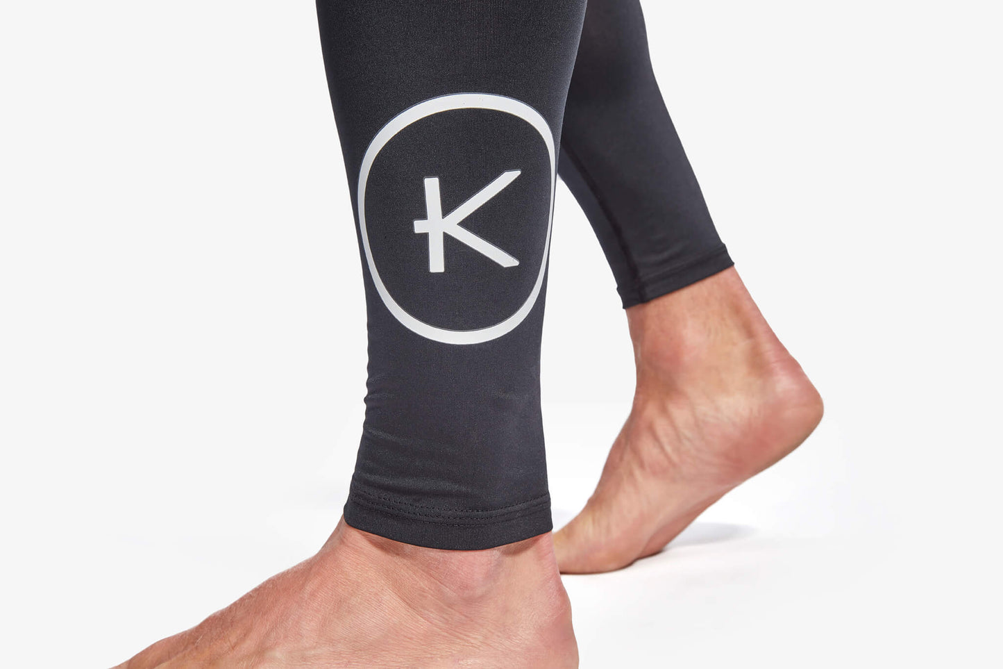 KYMIRA Luxury Men's IR50 Infrared Recovery Leggings in a stylish black colour, designed for enhanced recovery and performance.