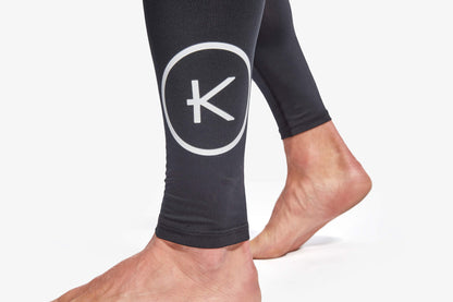 KYMIRA Luxury Men's IR50 Infrared Recovery Leggings in a stylish black colour, designed for enhanced recovery and performance.