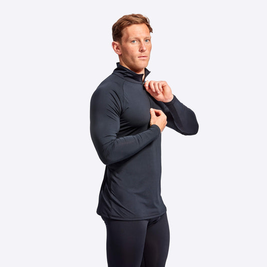 KYMIRA Men's Infrared 1/4 Zip Long Sleeve Top, Ergonomic Fit, S-XXL, Enhanced Performance & Recovery
