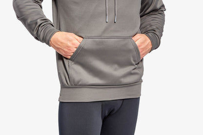 The KYMIRA Infrared Hoodie features fitted cuffs and a generous front pocket, combining functionality and luxury for modern sports enthusiasts.