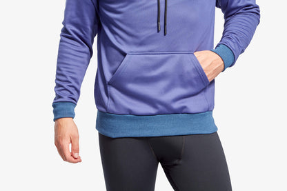 Luxurious KYMIRA gym hoodie, featuring infrared technology, fitted cuffs, and a large front pocket, perfect for enhancing performance in style.