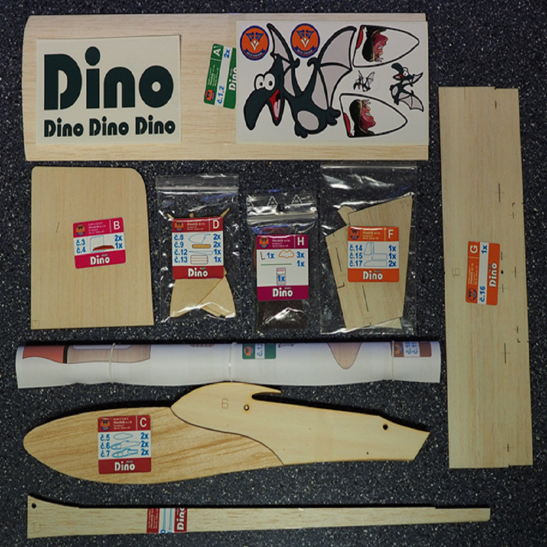 Hiesbok DINO Entry Level, Multi-Purpose Model Glider Kit