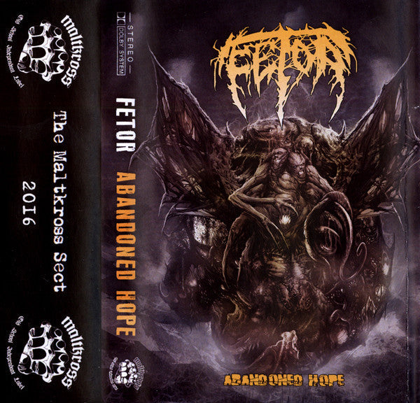 Fetor - Abandoned Hope CD by Rancid Offal Records, showcasing a striking album cover artwork reflecting themes of metal and artistry, perfect for collectors and fans of the genre.