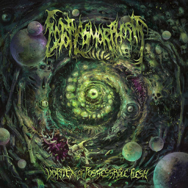 Ectoplasmorphosis - Vortex of Possessable Flesh CD cover featuring dark, atmospheric artwork representing the essence of Death Metal, produced by Rancid Offal Records.