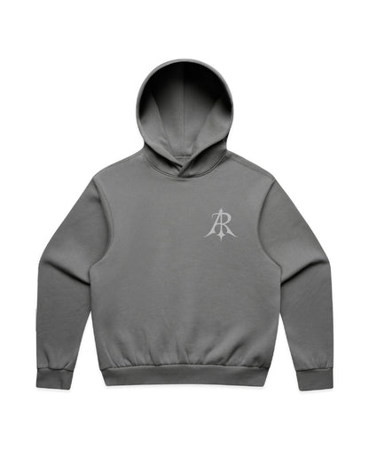 Crest Box Minus Hoodie by Anchor and Rose Apparel - Relaxed fit in eco-friendly fabric, perfect for modern style enthusiasts.