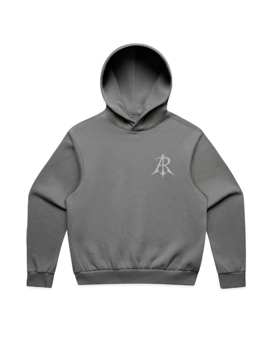 Crest Box Minus Hoodie by Anchor and Rose Apparel - Relaxed fit in eco-friendly fabric, perfect for modern style enthusiasts.