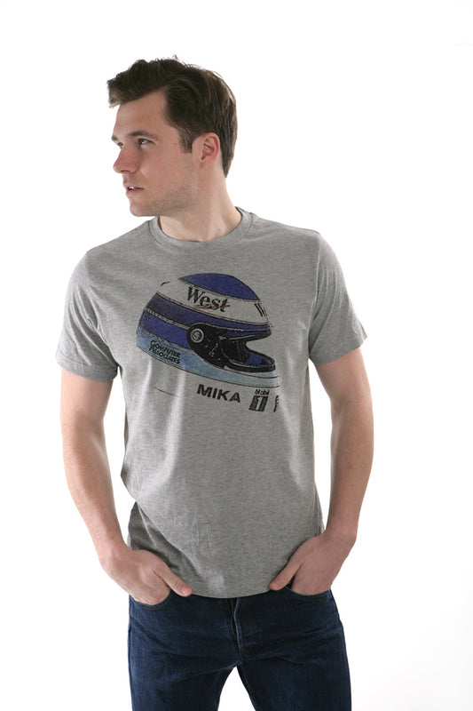 Mika Hakkinen Race Helmet T Shirt