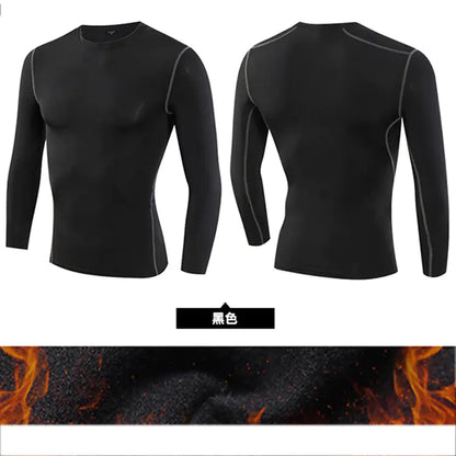 Dazzling Dreams Studio Men's Autumn Winter Compression Shirt featuring moisture-wicking properties for all-day comfort during intense workouts.