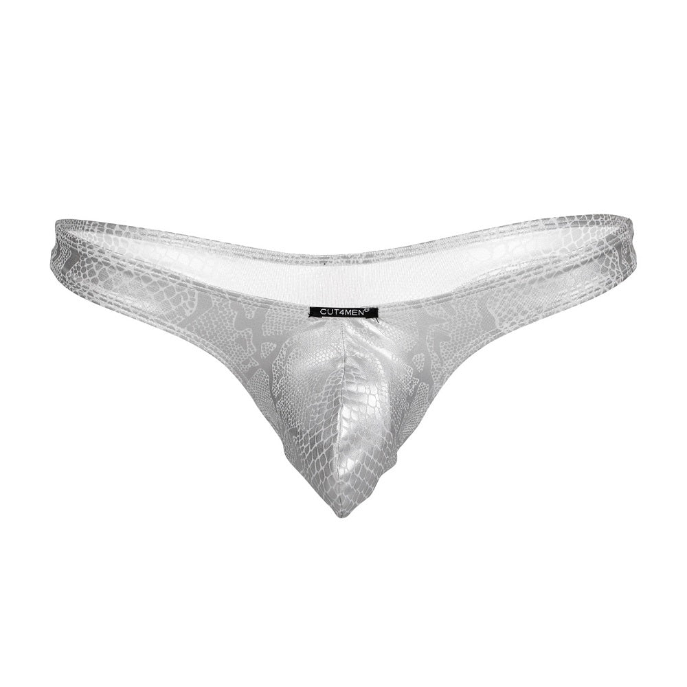 Cut4Men Enhanced Thong featuring an ergonomic pouch design, crafted with soft seams for ultimate comfort and a luxurious fit, ideal for enhancing masculinity.