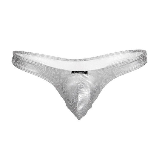 Cut4Men Enhanced Thong featuring an ergonomic pouch design, crafted with soft seams for ultimate comfort and a luxurious fit, ideal for enhancing masculinity.