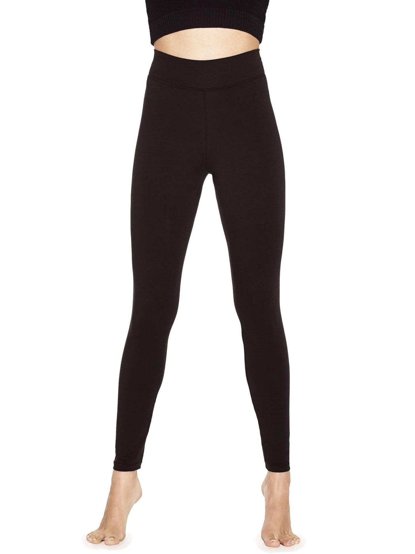 Luxury Women's Organic Cotton Leggings in a stylish hue, featuring a comfort fit and eco-friendly fabric, designed for versatility and sustainability.