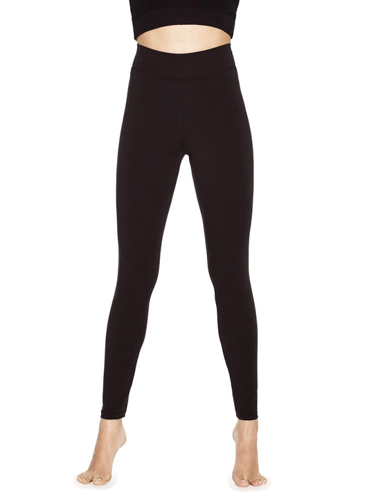Luxury Women's Organic Cotton Leggings in a stylish hue, featuring a comfort fit and eco-friendly fabric, designed for versatility and sustainability.