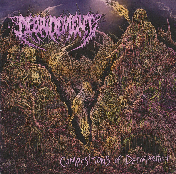 Debridement - Compositions of Decomposition CD by Rancid Offal Records, featuring a striking album cover that embodies the essence of Death Metal.