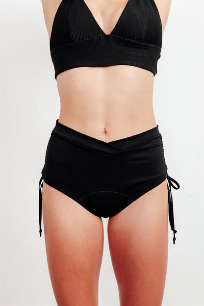 Zoe Leakproof Bikini: Waterproof, High-Waisted Swimwear, Absorbent Up To 15ml, Size S-XL