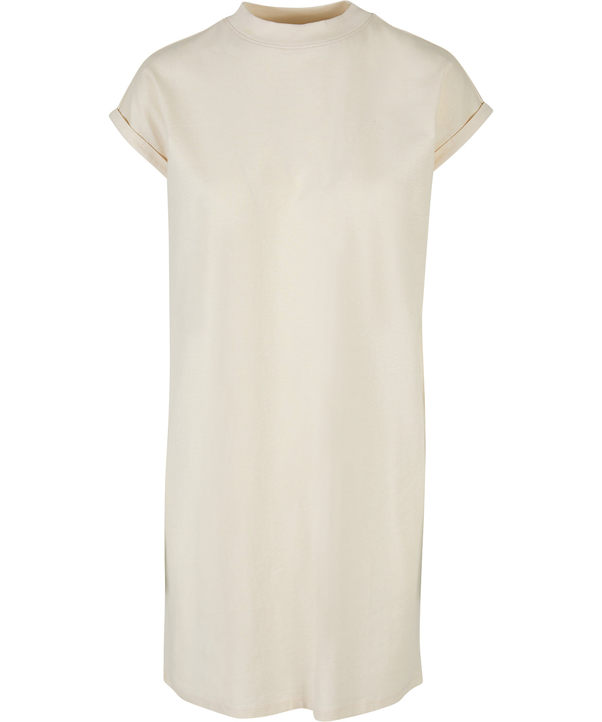 Close-up of the soft, breathable organic cotton fabric of the T-Shirt Dress, highlighting its premium quality and luxurious feel.