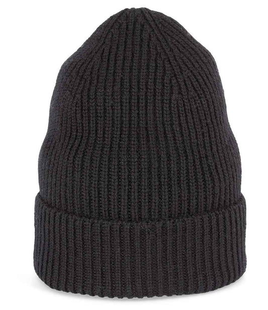 High-quality Merino Wool Beanie from Earth Wardrobe, showcasing a stylish wide turn-up and available in a versatile unisex fit.