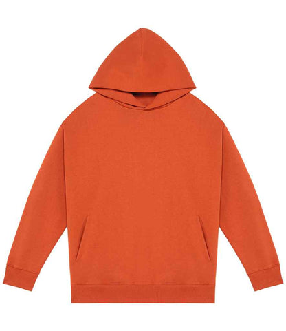 Luxury organic cotton unisex oversized drop shoulder hoodie in eco-friendly design, showcasing comfort and elegance.