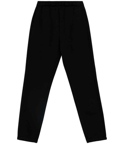 Eco-friendly ladies jog pants in organic cotton and recycled polyester, showcasing a relaxed fit for ultimate comfort and style.
