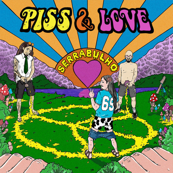 Officially licensed album cover of 'Piss And Love' by Serrabulho exclusively from Rancid Offal Records, presenting a luxurious design that epitomizes avant-garde music.