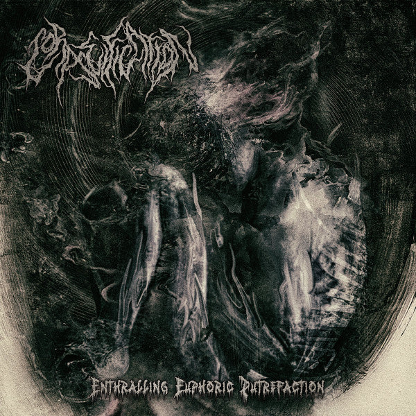 Corpseification 'Enthralling Euphoric Putrefaction' CD cover art by Rancid Offal Records, featuring intricate death metal imagery and design.