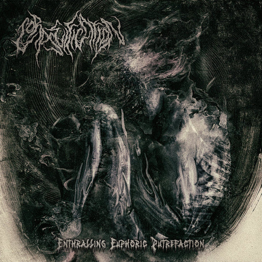 Corpseification 'Enthralling Euphoric Putrefaction' CD cover art by Rancid Offal Records, featuring intricate death metal imagery and design.