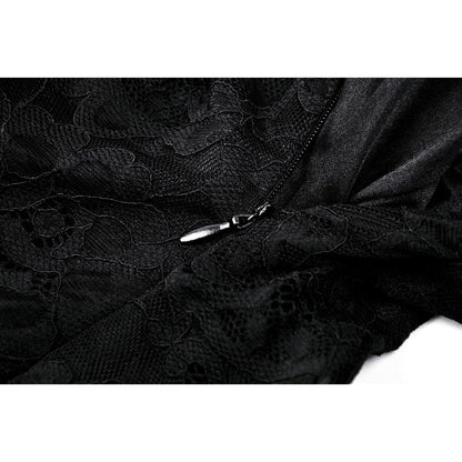 Daring side view of the Dark In Love Naiara Dress highlighting the elegant silhouette and waist-cinching design, ideal for making a statement.