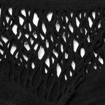 Full outfit view of the Punk Rave Nikita Fishnet Co-ord Set, combining an off-shoulder top and coordinated bottoms, epitomizing luxury and boldness in alternative fashion.