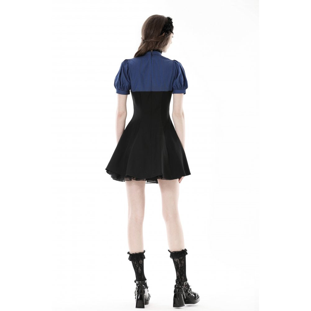 Close-up view of Dark In Love Nilima Dress featuring a hidden back zip, perfect for a luxurious evening look.