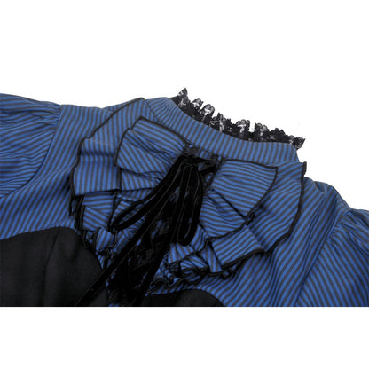 The Dark In Love Nilima Dress laid flat, showcasing its rich fabric and luxurious craftsmanship with sophisticated design elements.