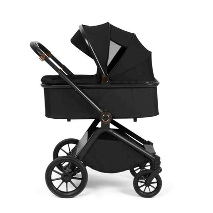Ickle Bubba Altima Travel System with i-Size Stratus Car Seat & ISOFIX Base 12 pcs - Black