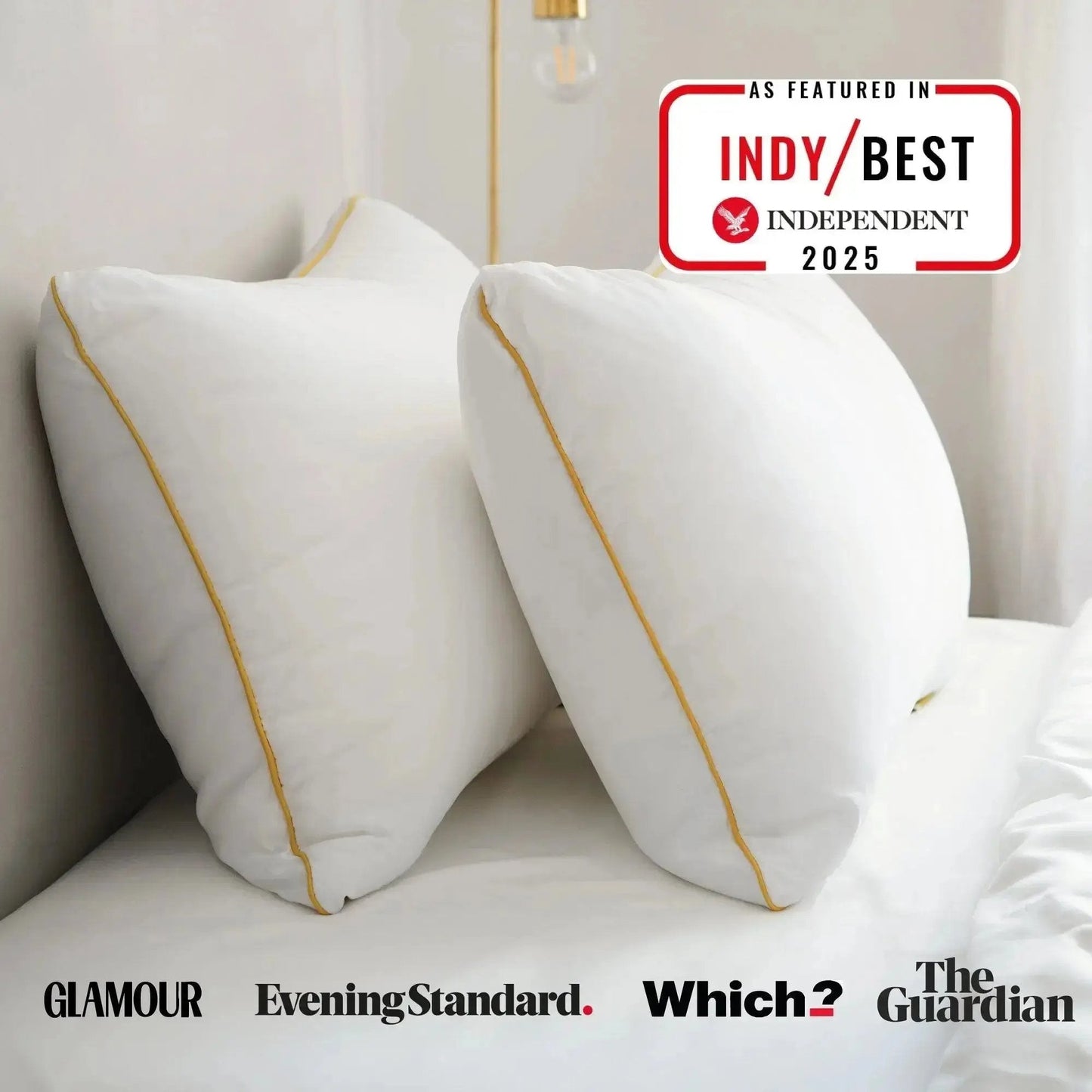 Brightr® sleep nox adjustable pillow double pack