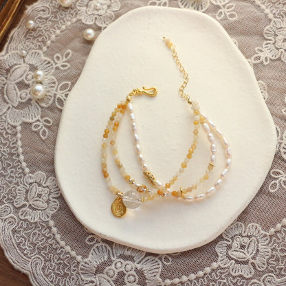 JEKIRA Tri-Layer Solar Plexus Bracelet