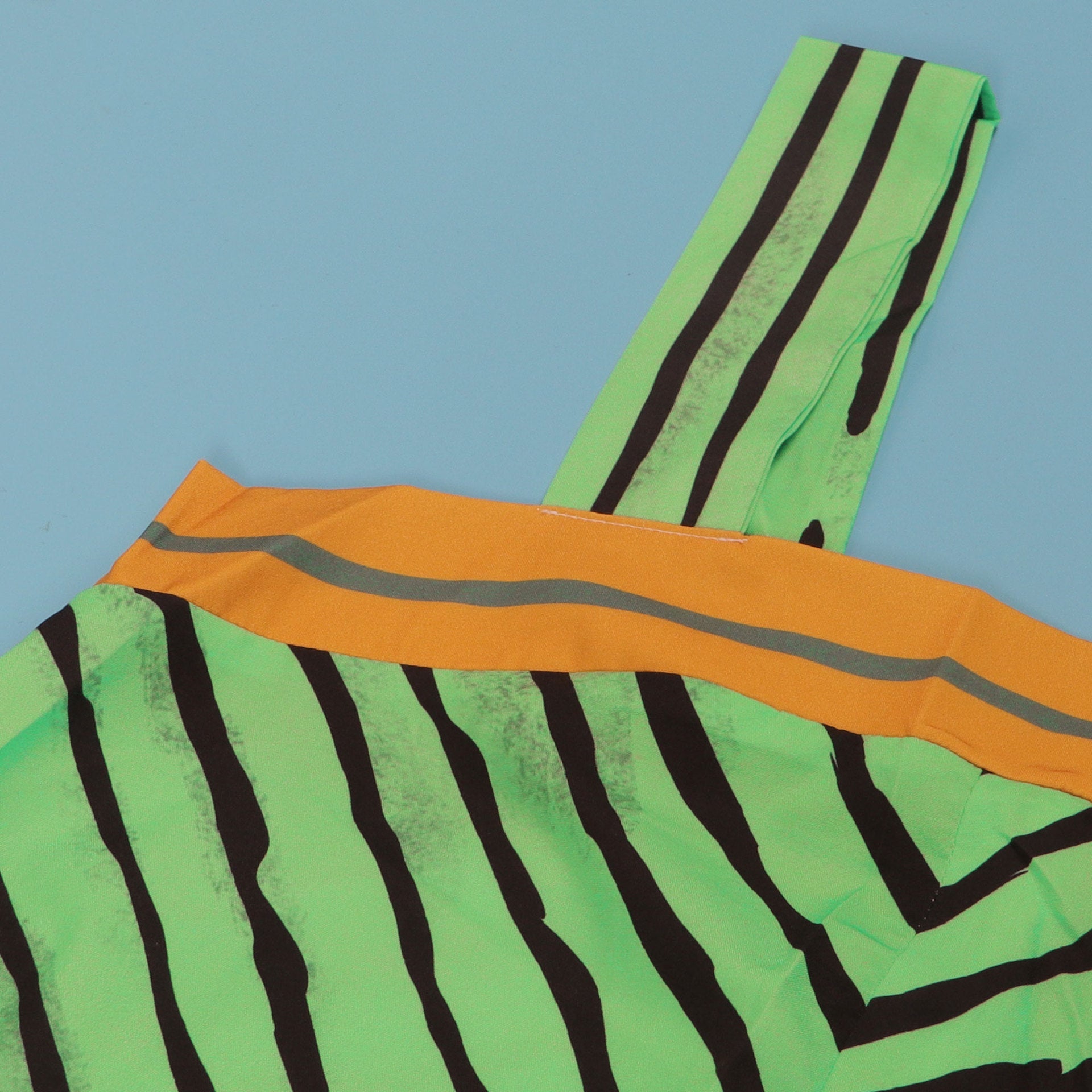 Stylish outfit idea featuring the CM.YAYA Women's Striped Sleeveless Jumpsuit by Hot Trends Area, paired with fashionable heels for a chic evening look.